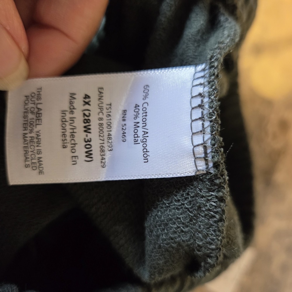 Terra & Sky sz 4X drawstring elastic waist knit shorts NWT casual comfort - Picture 10 of 11